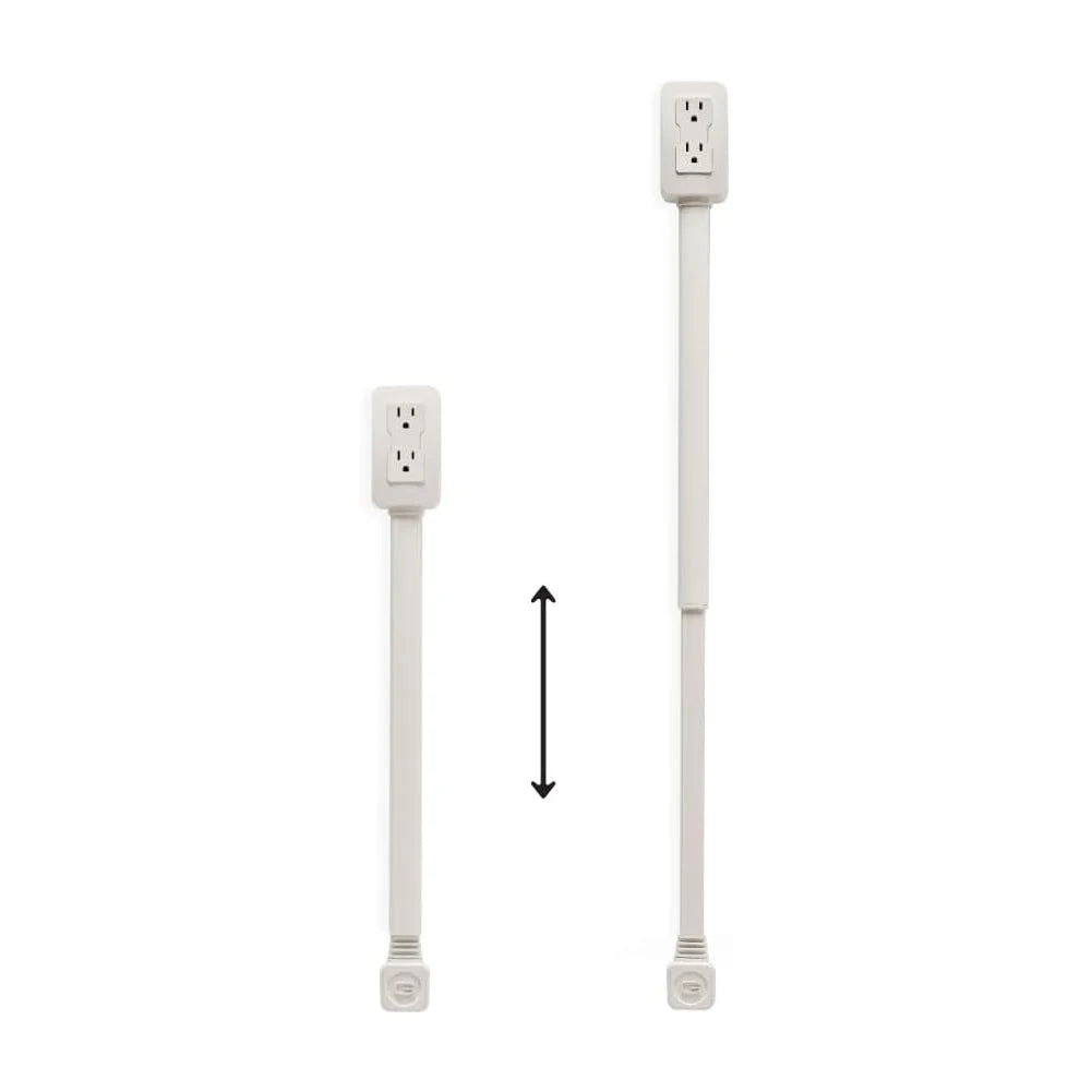 Electrical Outlet Extender Access Hard-to-Reach Outlets Power Socket 2 AC USB-A USB-C Wall Charger
