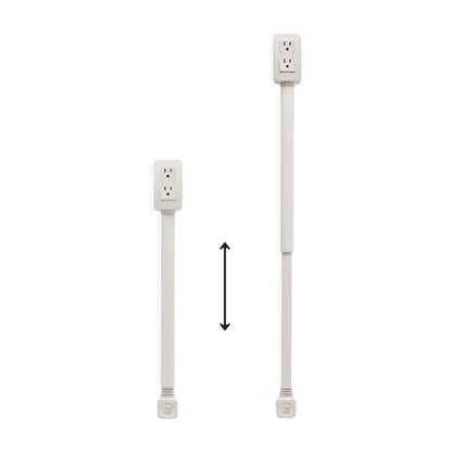 Electrical Outlet Extender Access Hard-to-Reach Outlets Power Socket 2 AC USB-A USB-C Wall Charger