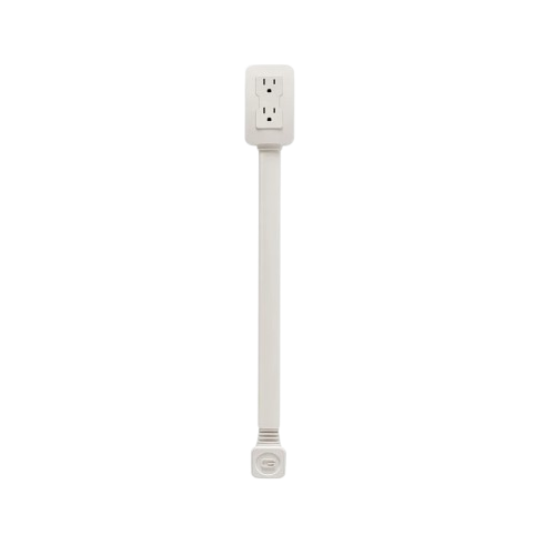 Electrical Outlet Extender Access Hard-to-Reach Outlets Power Socket 2 AC USB-A USB-C Wall Charger