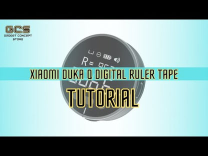 DUKA Little Q Digital Tape Measure – Rechargeable Electronic Ruler with HD LCD Screen & Long Battery Life (Atuman Series)
